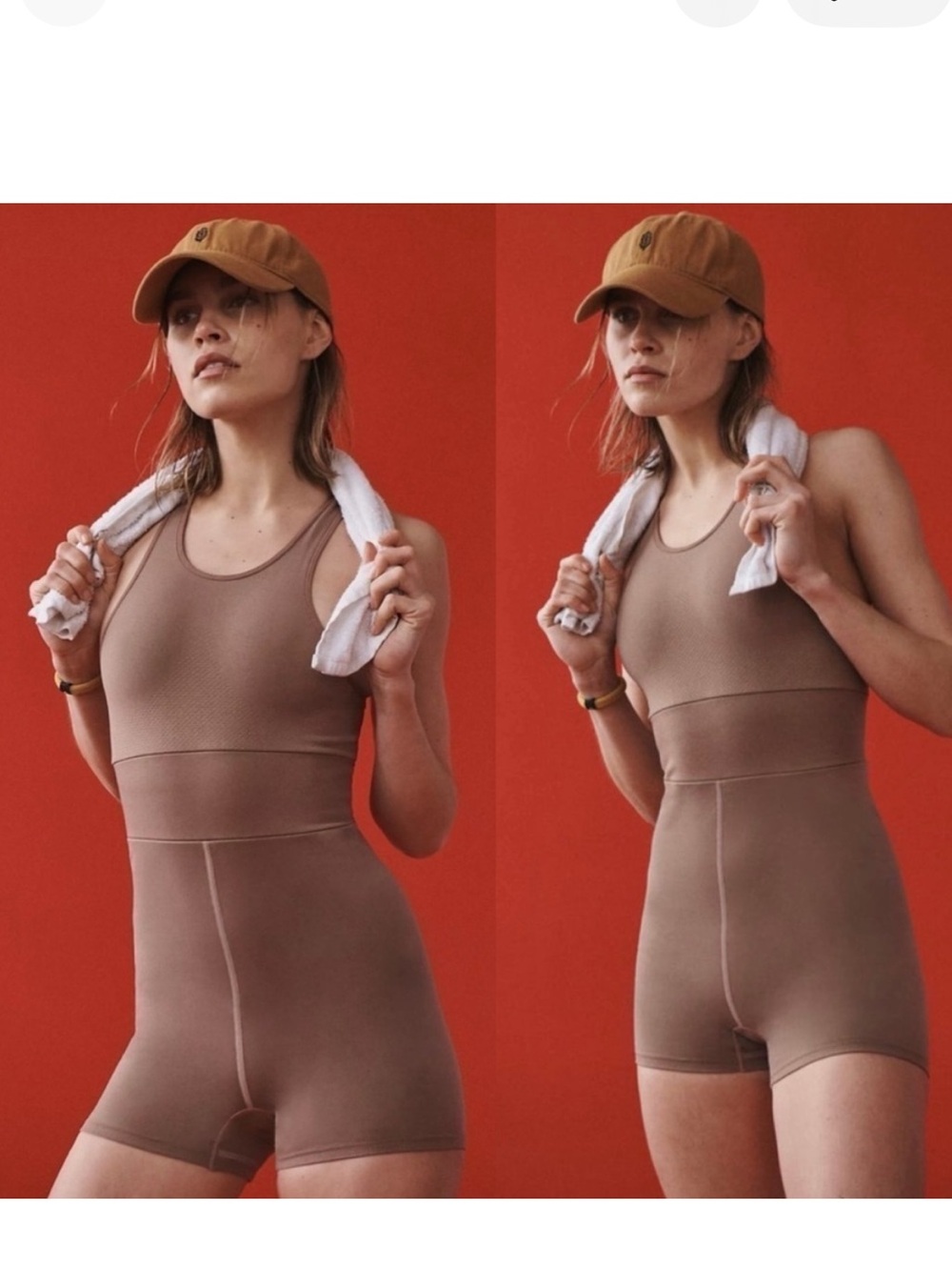 FP  Movement by Free People  Every Single Time Runsie Bodysuit in Moonrock
